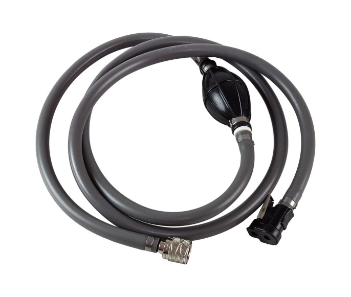 Шланг топливный Easterner 8 мм с грушей армир для плм Suzuki 45/140см (C24631)